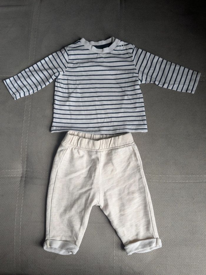 Ensemble top manches longues +pantalon