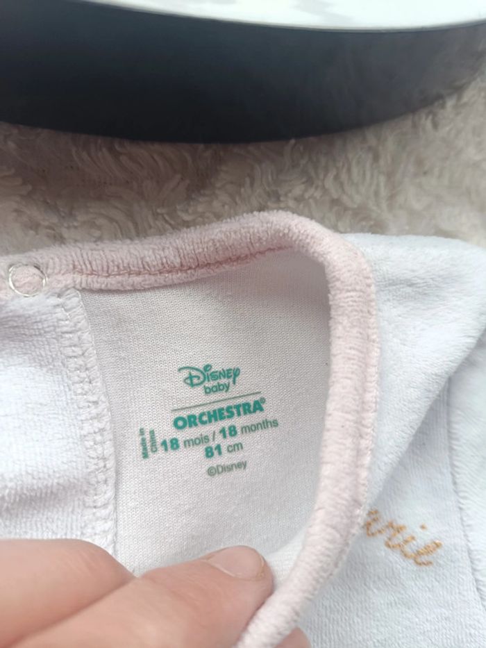 Pyjama grenouillère velours Fille 18 mois Marie Aristochats Disney Baby Orchestra - photo numéro 6