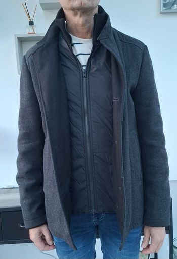 manteau JACK & JONES gris
