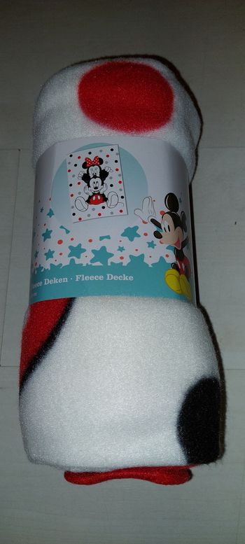 Plaid polaire Disney Mickey et Minnie 