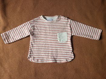 T-shirt rayé style marinière Zara 3-6 mois