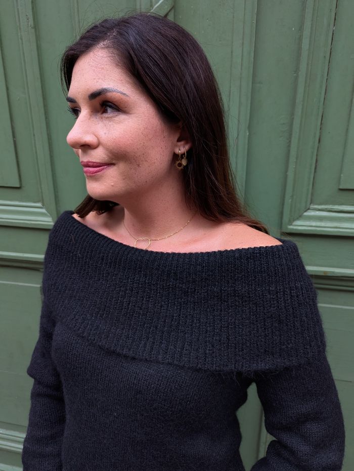 Pull Brest à revers sur épaules noir
Taille unique - photo numéro 4