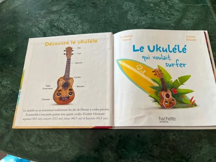 Livre Le ukulélé qui voulait surfer - photo numéro 2