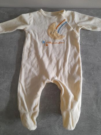 Grenouillère velours 6 mois