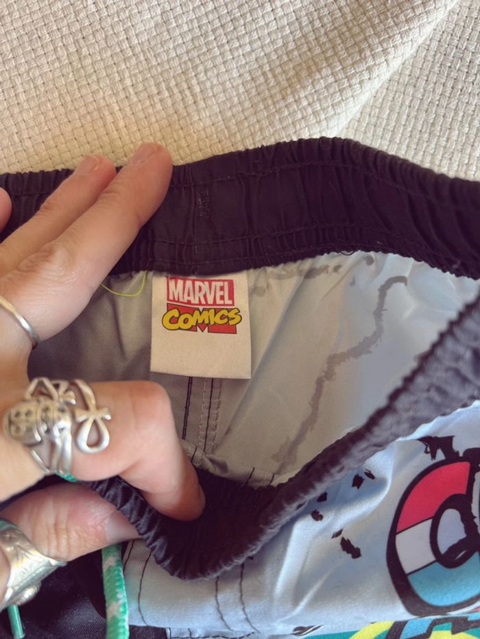 Short de bain Marvel avec cordon 3 4 ans - photo numéro 5