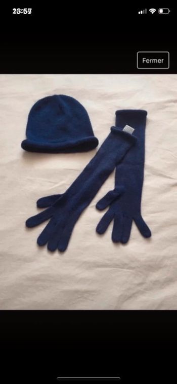 Ensemble gant + bonnet