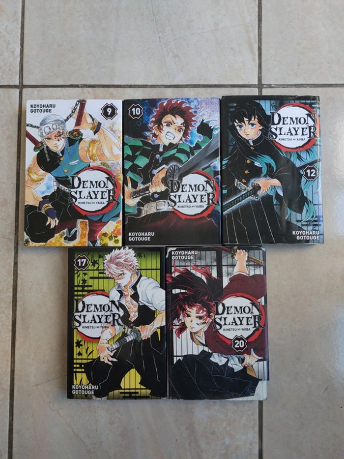 5 Tomes Demon slayer