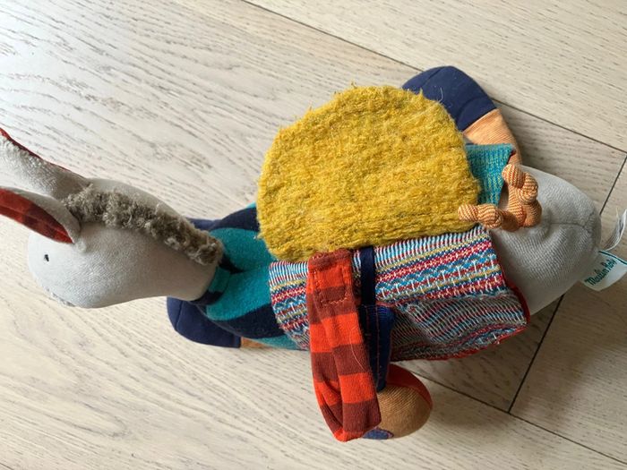 Doudou/peluche d’activité Âne des Zig Zag Moulin Roty - photo numéro 7