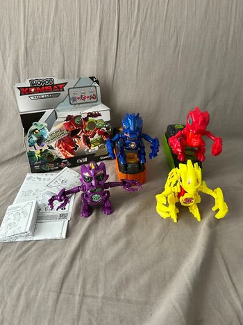 Lot Biopod Kombat 4 figurines