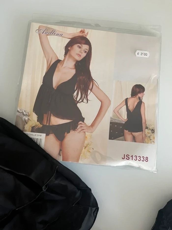 Ensemble nuisette lingerie nuit Taille S /M Andlina Ensembke haut et bas sexy - photo numéro 3