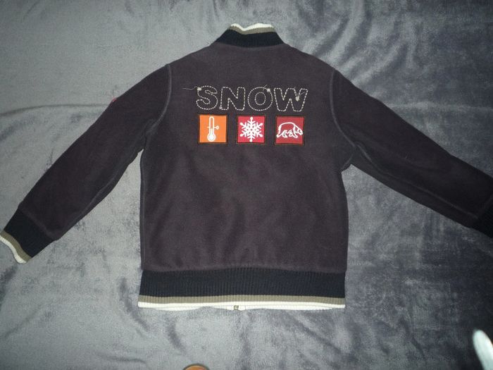 BLOUSON POLAIRE MARRON GARÇON "OKAIDI" - 10 ANS - n°04 - photo numéro 2