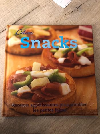 Livre de recette snack il est neuf