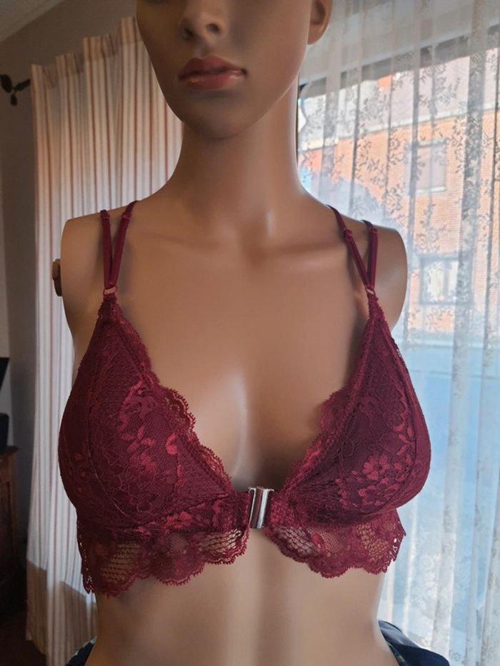 Soutiens-gorge bordeaux Hunkemöller fr M - photo numéro 11