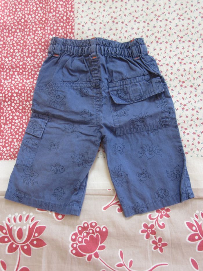 Pantalon toile bleu 1 mois - photo numéro 2