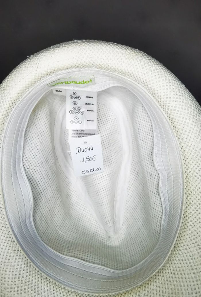 D4074 - chapeau garçon 53/54 cm - photo numéro 3