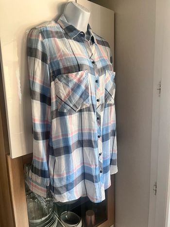 Chemise à carreaux camaïeu xs