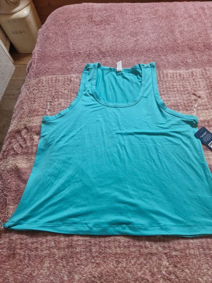 Débardeur turquoise taille L