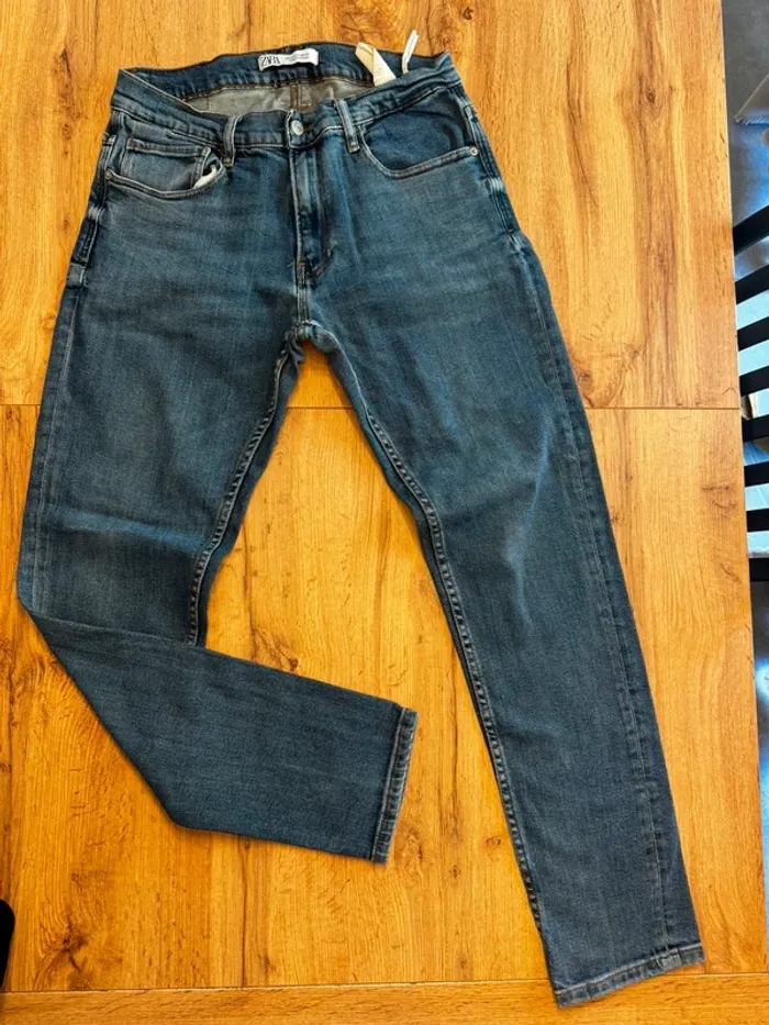Jean Zara homme – taille 42 FR – bleu denim - photo numéro 4