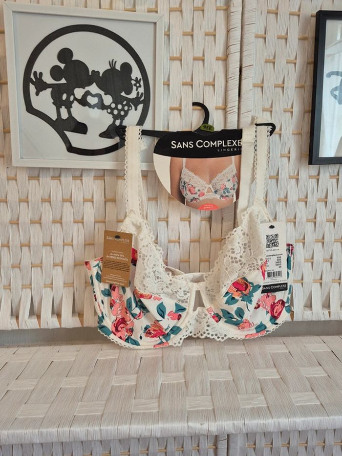 💕Jolie soutien-gorge avec armatures femme T95E sans Complexe modèle Tiffany💕