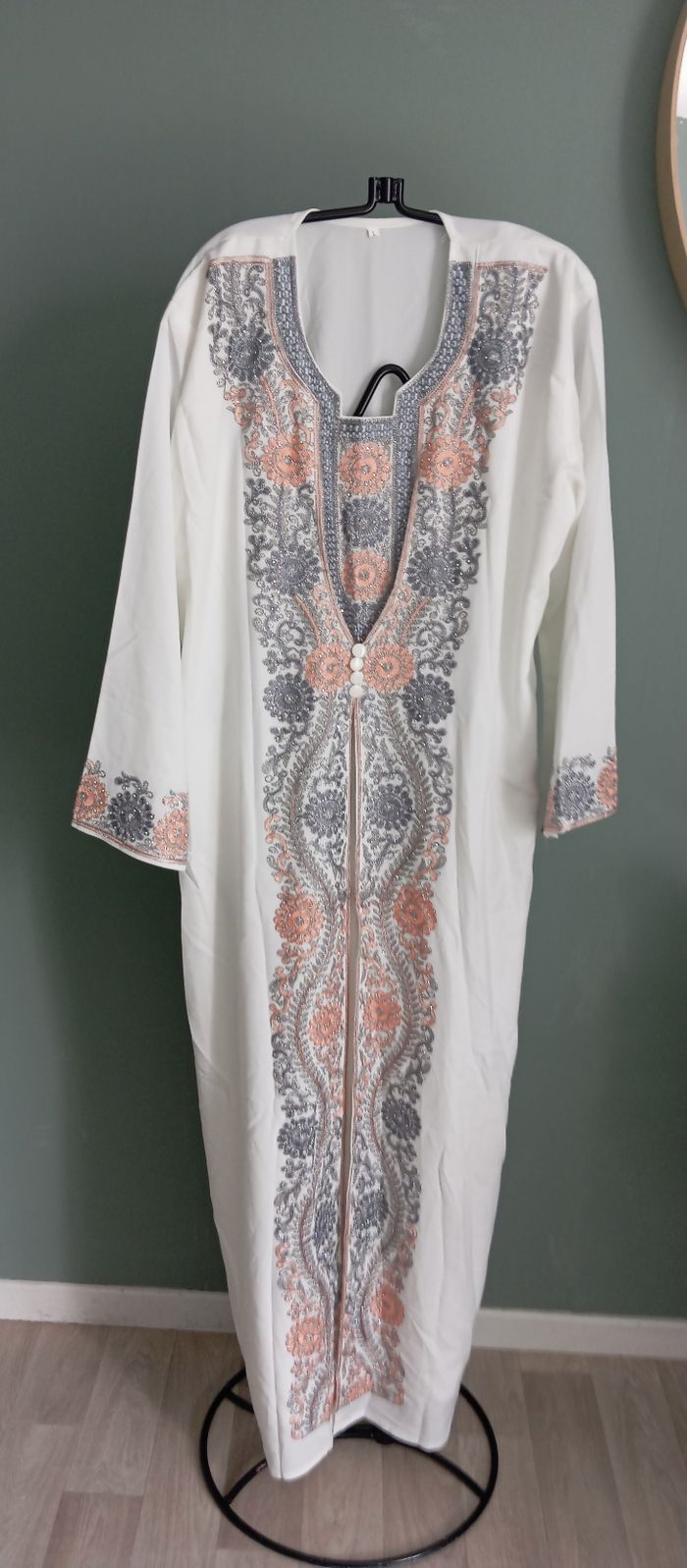 Robe de fête 2 pièces Strass avec voile