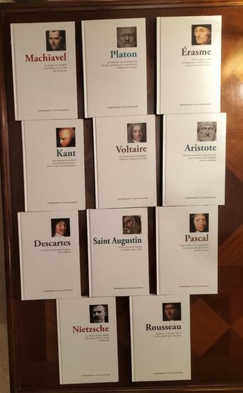 "Apprendre à philosopher" lot de onze livres 