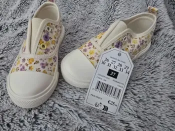 Baskets toile sergent major neuves