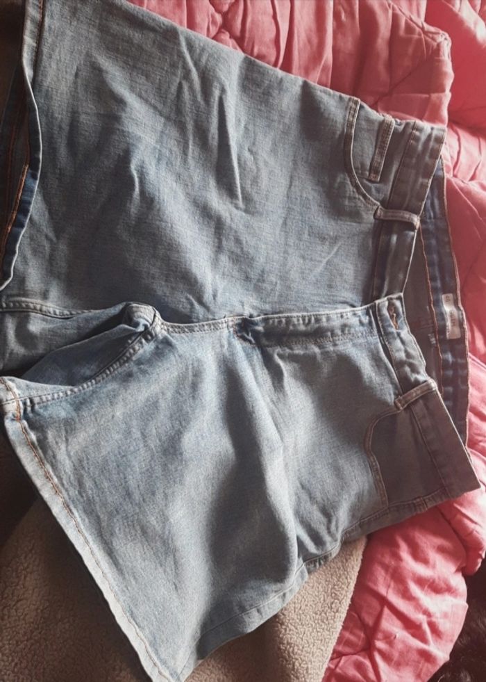 Short en jeans
