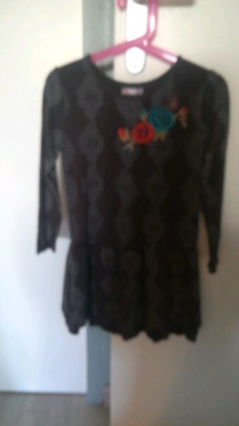 Robe gris foncé manches longues dpam