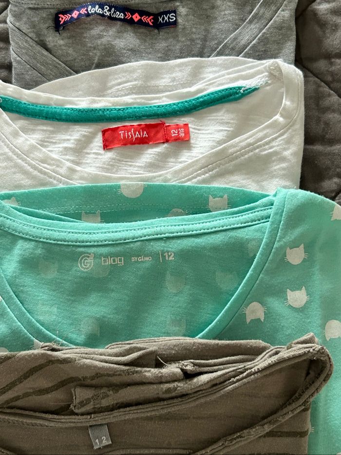 Lot de 7 t-shirts manches courtes ado fille - photo numéro 6