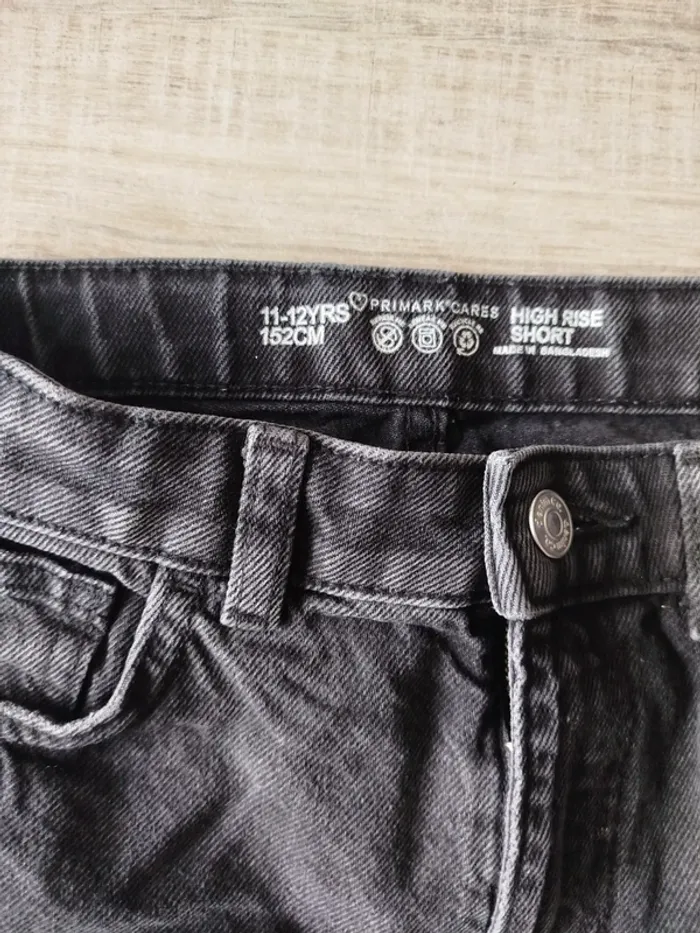 Short en jean noir 12 ans - photo numéro 2