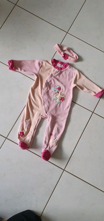 Pyjama et bandeau bébé fille 18 mois 81 cm  BBF