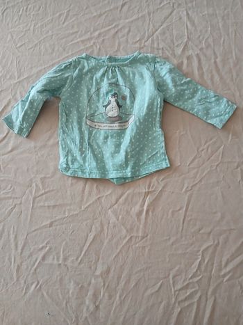 Tee-shirt manches longues 6 mois