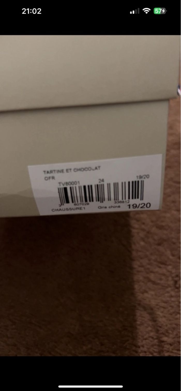 Chaussons/ bottines tartine et chocolat - photo numéro 5