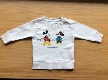 Pull sweat 6 Mickey Minnie 6 mois