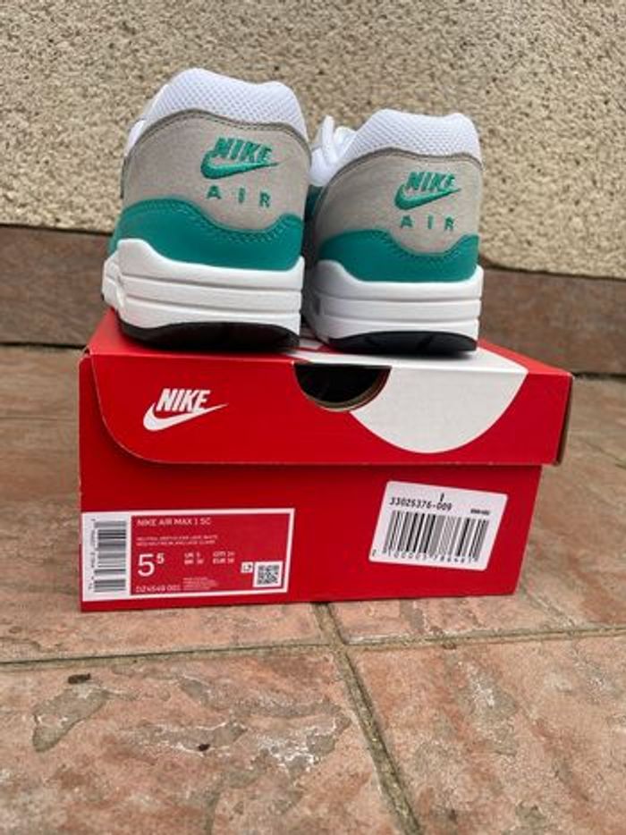 Air Max one blanc et gris bleu jade - photo numéro 3