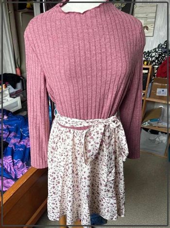 Robe manche  longue taille  46