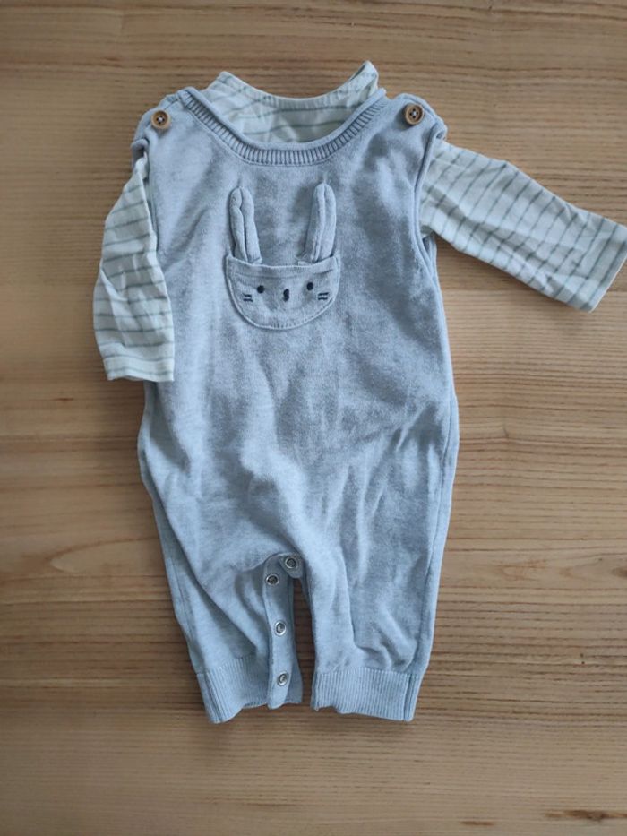 Salopette lapin bébé