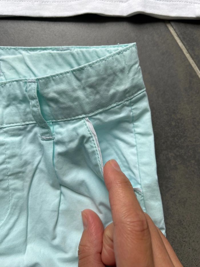 Ensemble 2 articles: t-shirt imitation polo et bermuda été Verbaudet bébé garçon - photo numéro 11