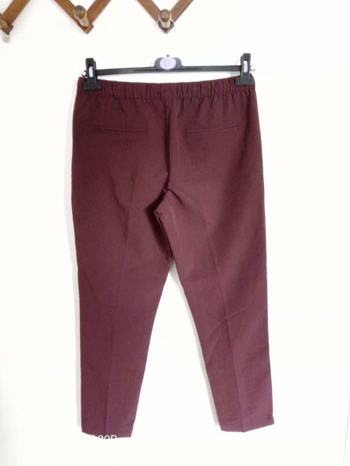 Pantalon rouge bordeaux - photo numéro 2
