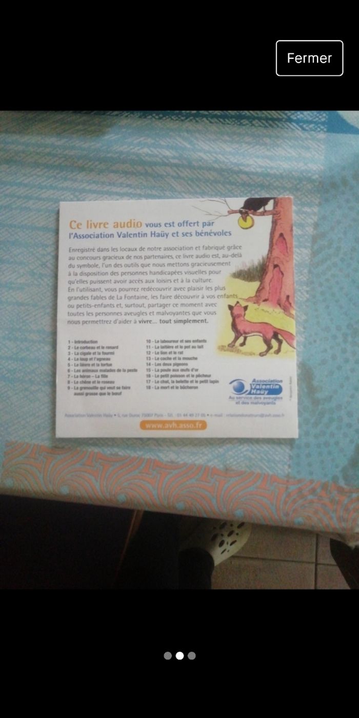 CD les fables de la fontaine - photo numéro 2