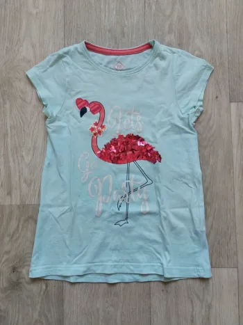 T-shirt "flamand rose" 6-7A