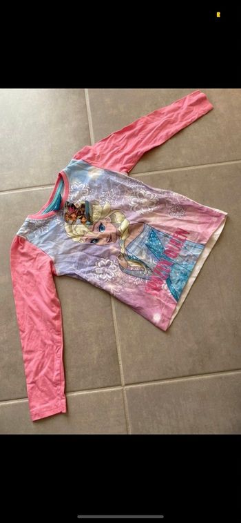 Tee shirt manches longues Reine des Neiges Neuf Disney