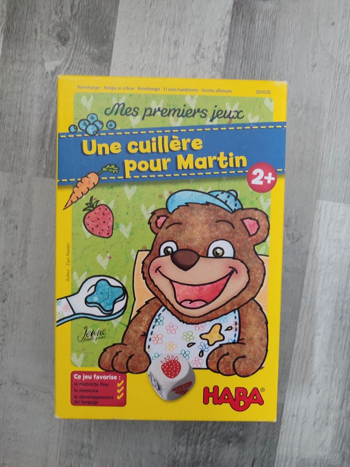 Jeu une cuillère pour Martin
