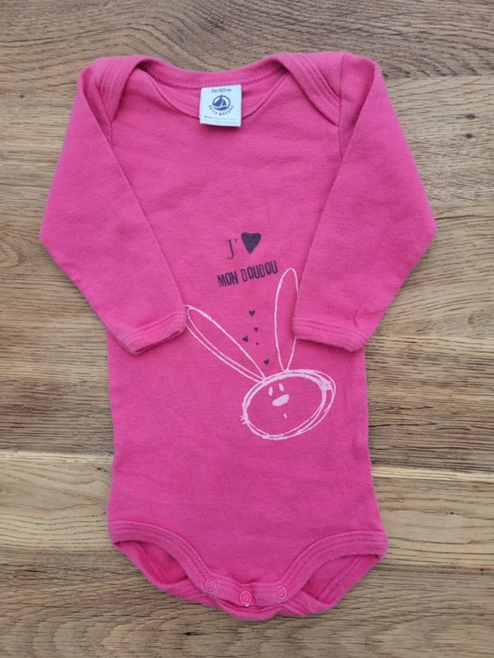Bodie manches longues - Petit Bateau - 3 mois - photo numéro 3