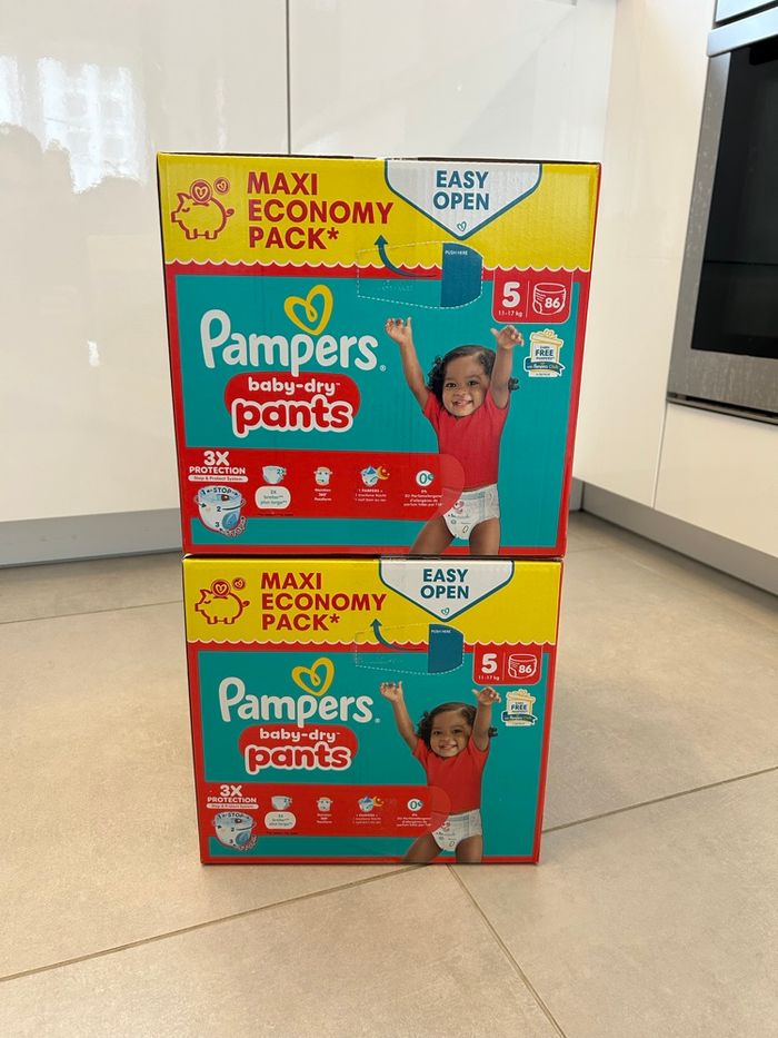 172 Couches Pampers Pants Baby Dry Taille 5 - photo numéro 3