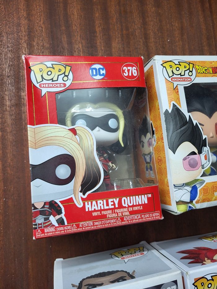 Lot de 7 Figurine POP Dragon ball, Warcraft, DC et Marvel