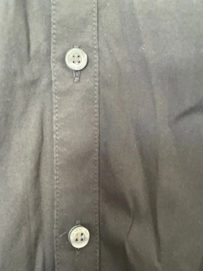 Belle chemise noire homme Devred taille clés - photo numéro 3