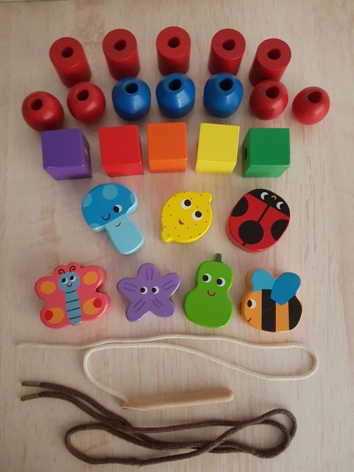 Perles XXL en bois jardin Vilac - photo numéro 2