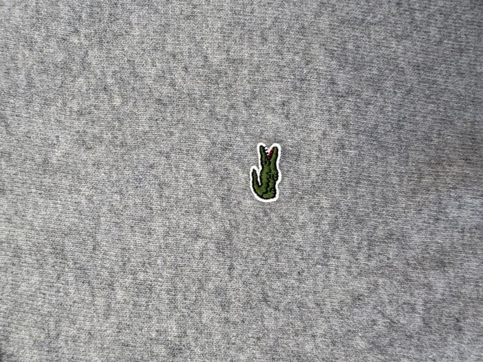 Pull en laine Lacoste gris taille 9 (4XL) - taille petit, équiv. 2XL - photo numéro 4