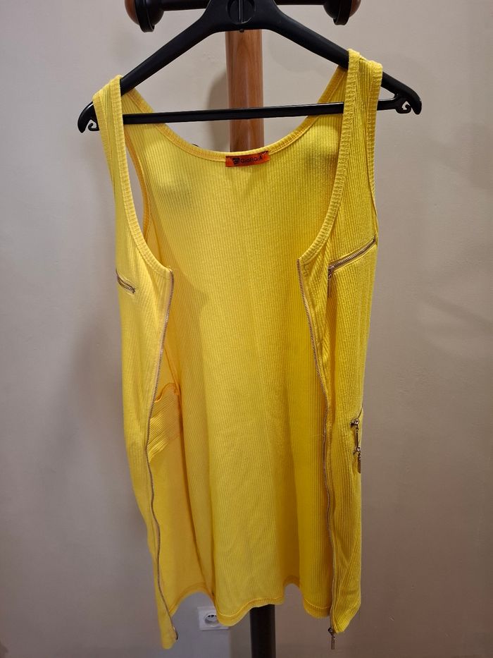 Robe d'été jaune - Taille 36 - photo numéro 3